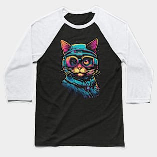 Kitty Chronicles 3 Baseball T-Shirt